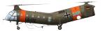 Piasecki H-21C / V-43 piston eingine